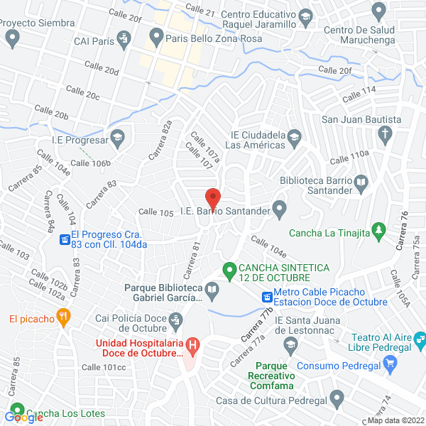 Mapa de E.A.T. Coime