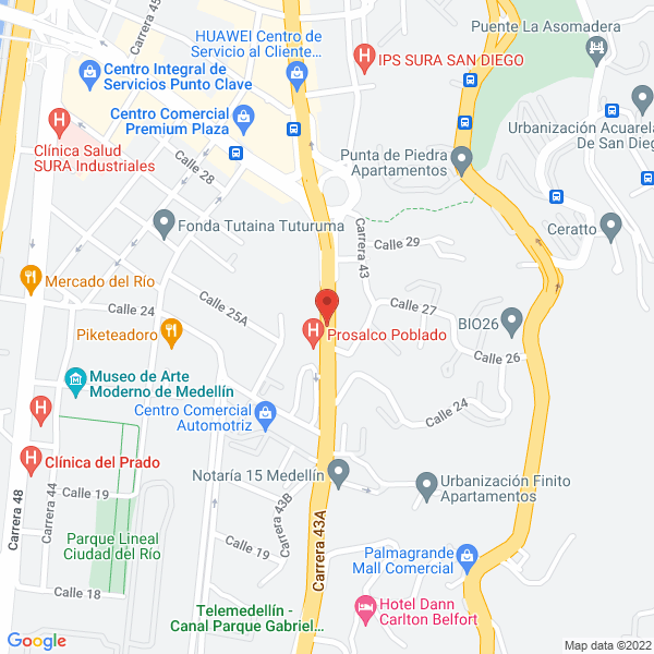Mapa de Echeverry Vélez Y Cía.