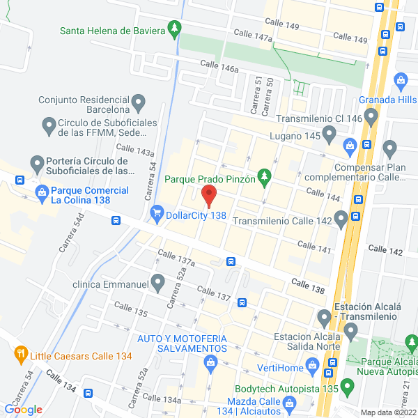 Mapa de Emsat Ltda.
