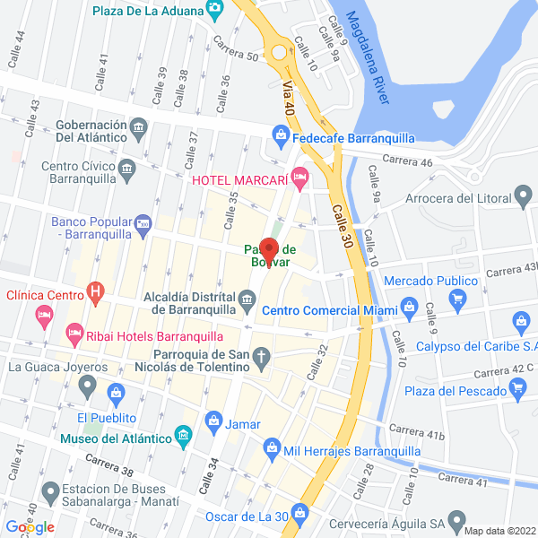 Map of Distribuidora El Puntazo De La Moda