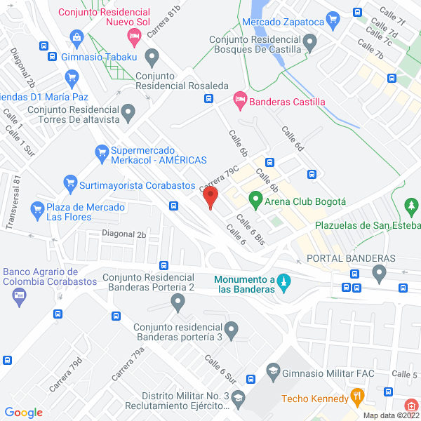 Mapa de Distribuidora La Calidad Ltda.