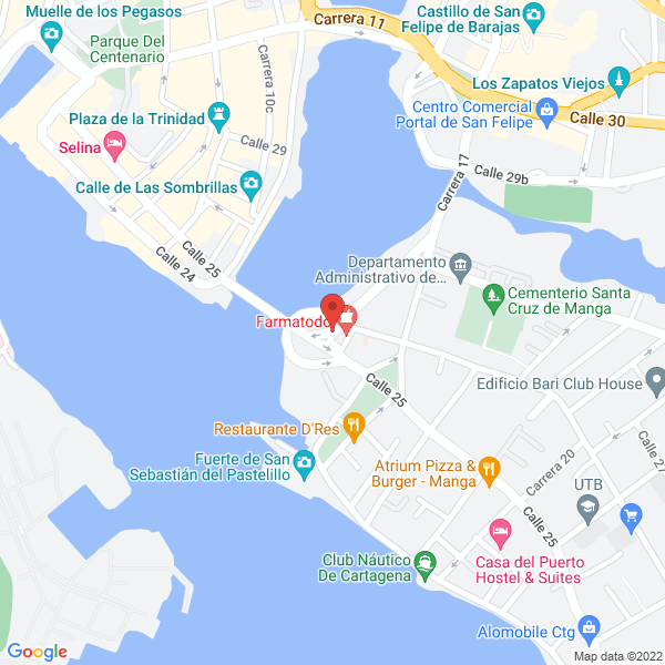 Map of Servientrega Av Pastrana