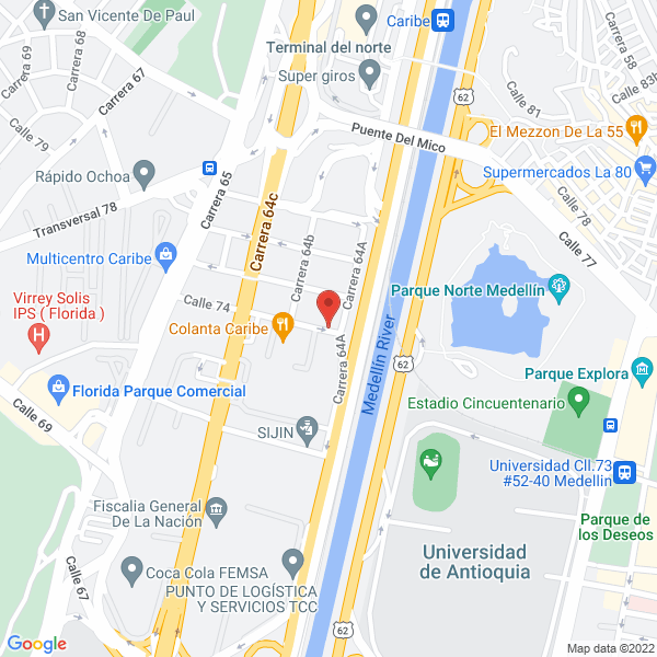 Mapa de Distribuidora Lombana Y Cía Ltda