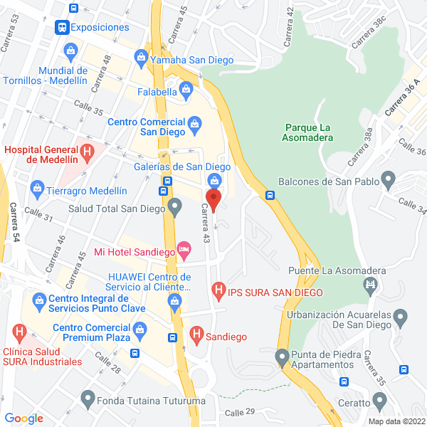 Mapa de Distribuidora Luis Carlos Salazar