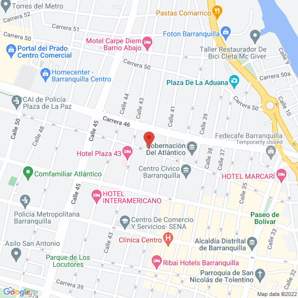Map of Distribuidora Mourus S.A.S.