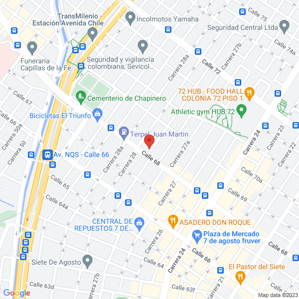 Mapa de Empresa De Vigilancia Y Seguridad Privada Mercantil Ltda.