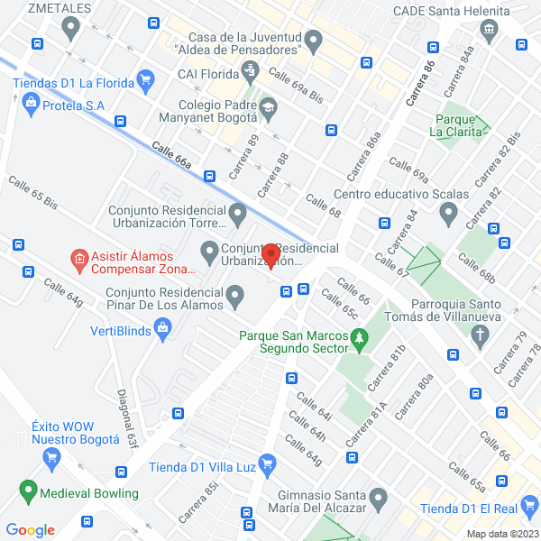 Mapa de Empresa Multinacional De Ingeniería Y Comercialización De Colombia S.A.S.