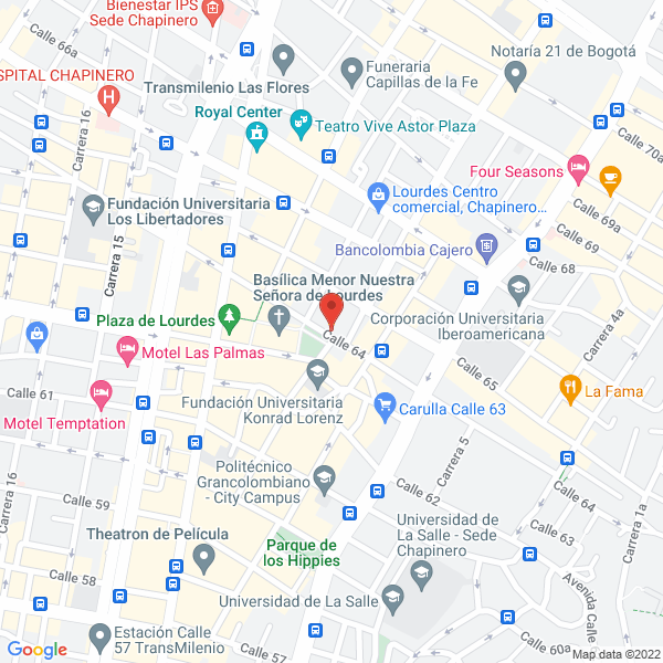 Mapa de Emzac S.A.S.
