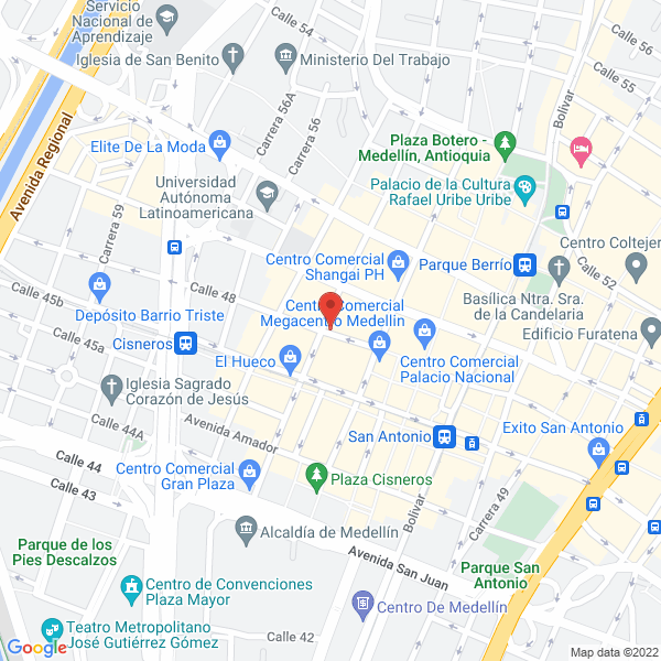 Mapa de Distribuidora Softly