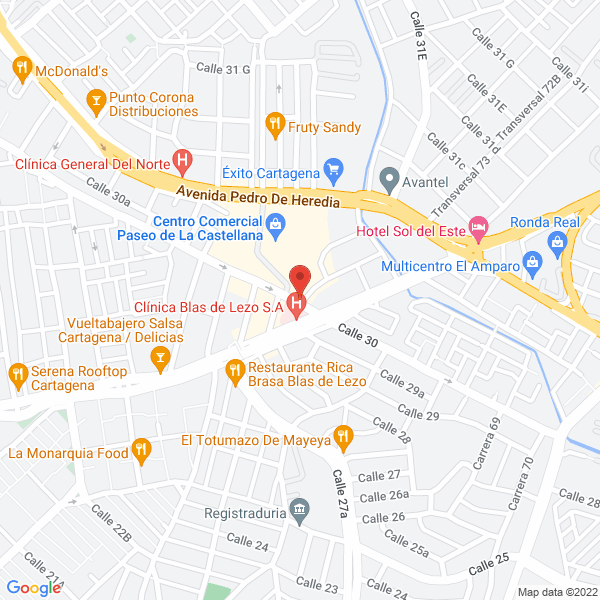 Map of El Campesino Palacio Del Cristal