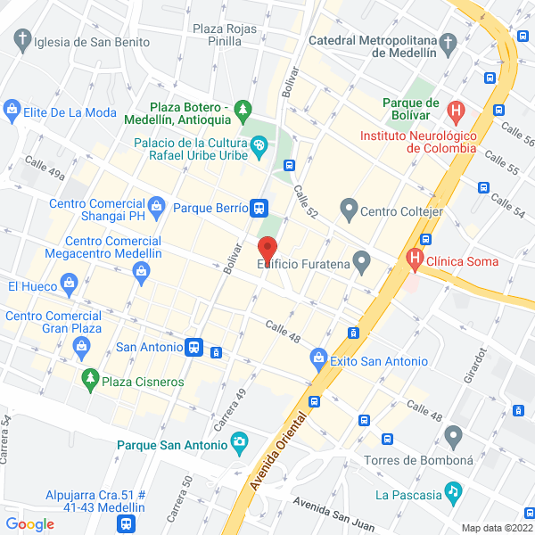 Mapa de El Diván Rojo