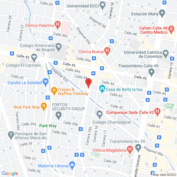 Mapa de De Las Abuelas Catering S.A.S.