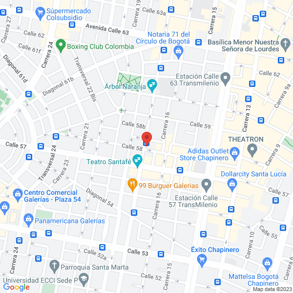 Mapa de Dentales América Ltda.