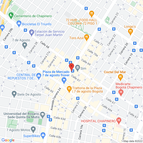 Mapa de Dentales La 24