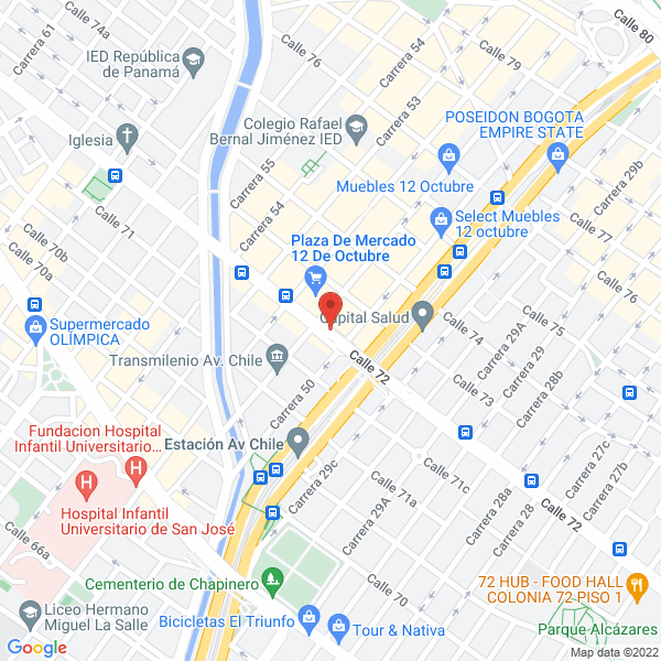 Mapa de Drogueria Galeno