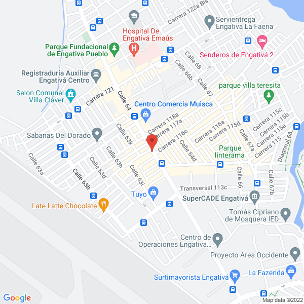 Mapa de Droguería Gran Deposito