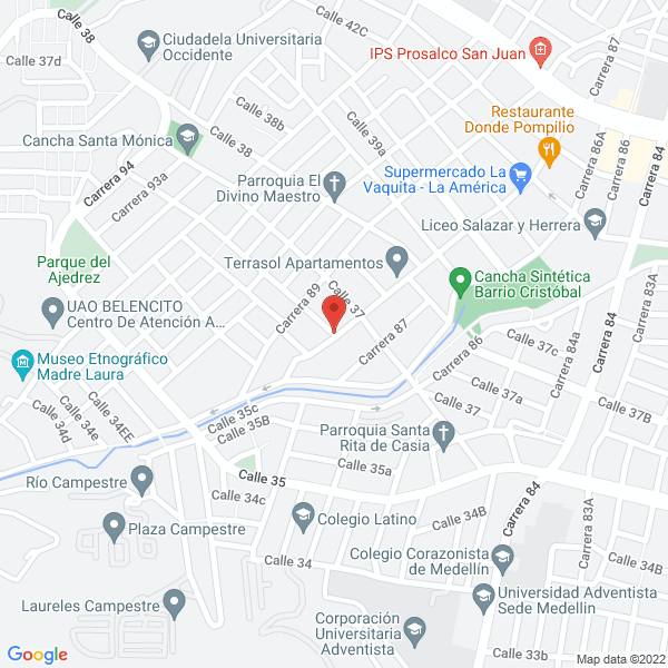 Mapa de Droguería Ideal No. 3