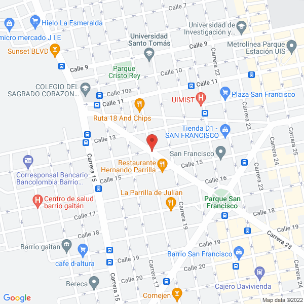 Map of Droguería La 19