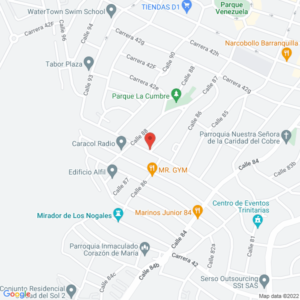 Map of Droguería La Cumbre 87