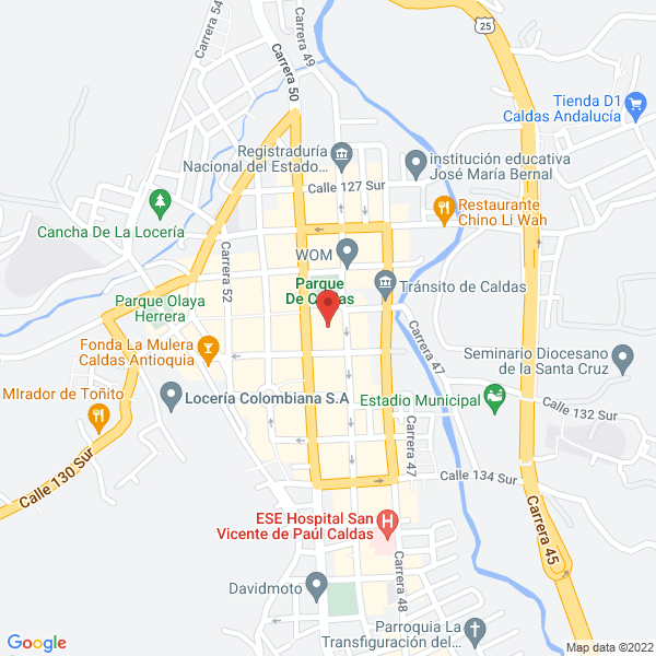 Mapa de Droguería Latina