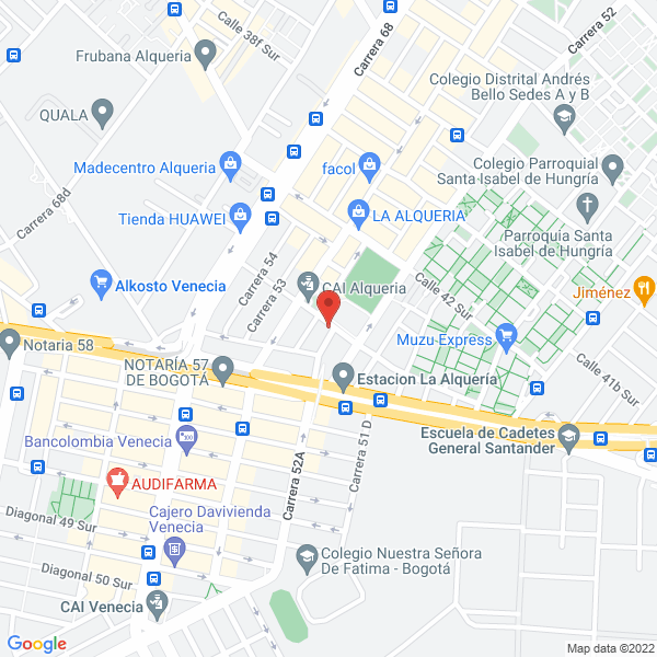Mapa de Drogueria San Luis De La Alqueria