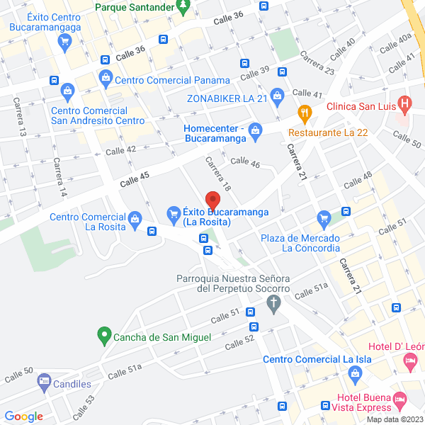 Map of Droguería Campos