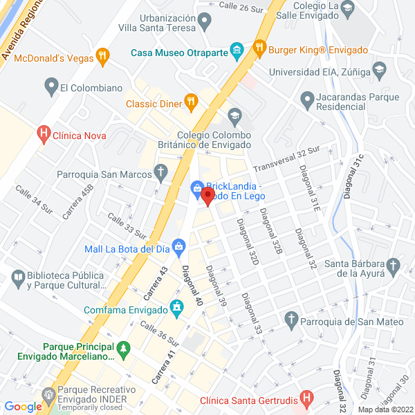 Mapa de Droguería Súper Descuento