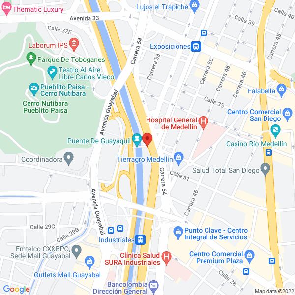 Mapa de Drogueria Tu Salud La 92
