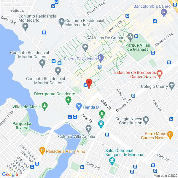 Mapa de Droguería Uniservicios De López