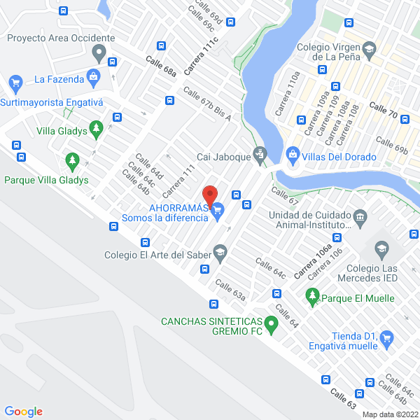 Mapa de Droguería Verdun