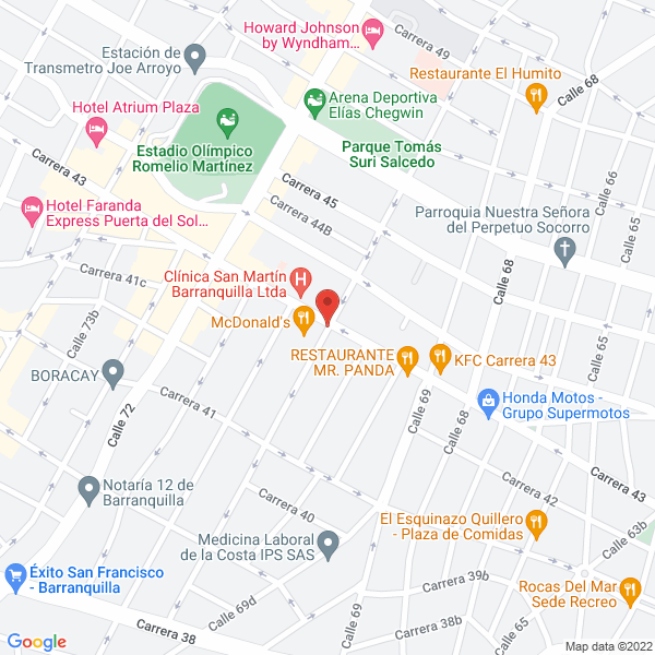 Map of Droguería Joshua Presence