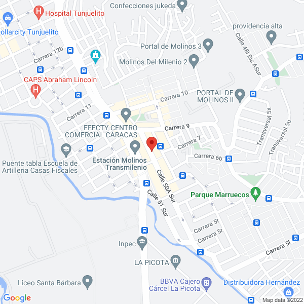 Mapa de Droguería La Mejor En Drogas