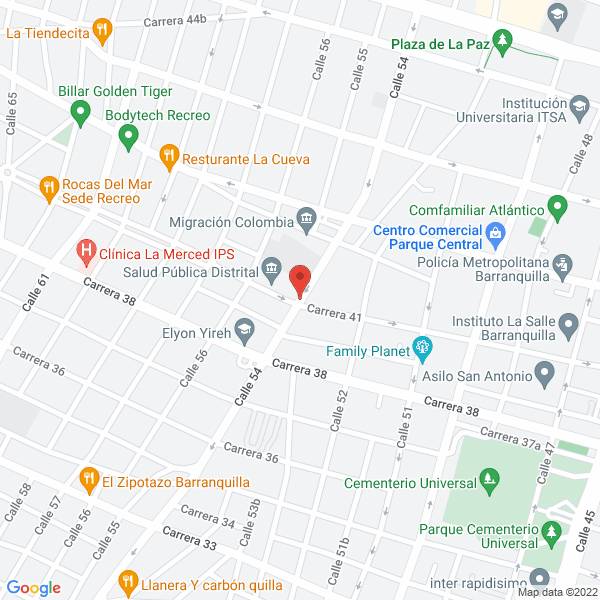 Map of Droguería Londres