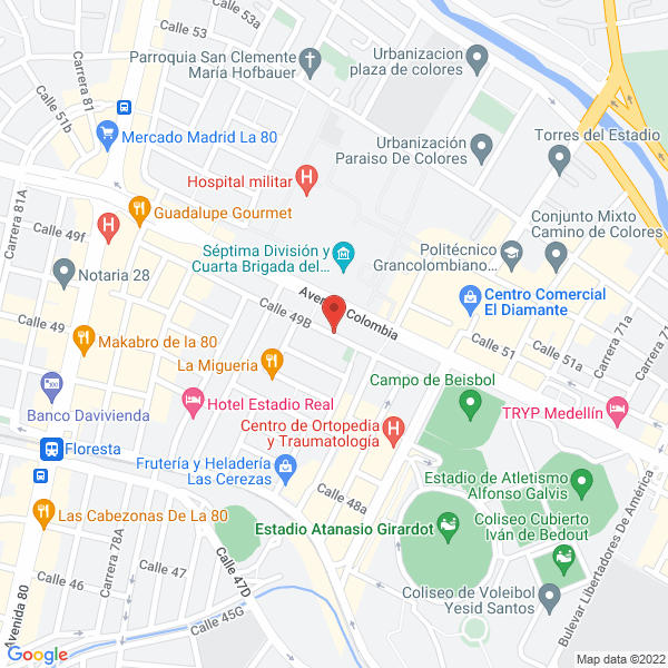 Mapa de Drogueria Maz