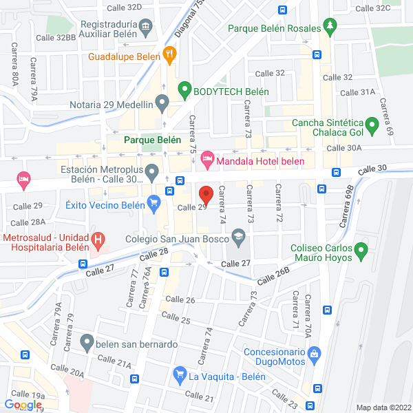Mapa de Drogueria Medicina Express