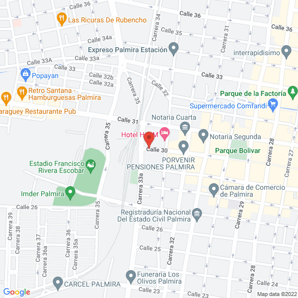 Map of Droguería Villa De Las Palmas