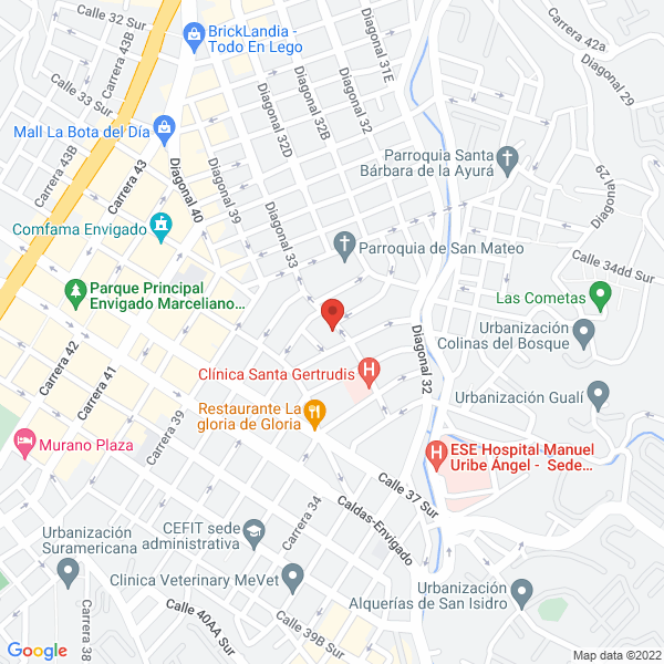 Mapa de Envisalud