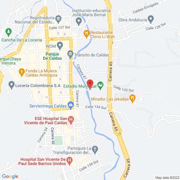 Mapa de Escuela De Artes "Pasión Y Ritmo"