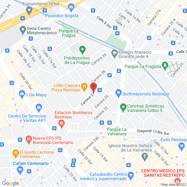 Mapa de Direcciones Hidraulicas La 27