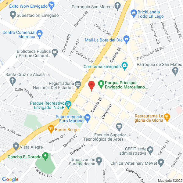 Mapa de Disalud Clinica Odontologica Estetica
