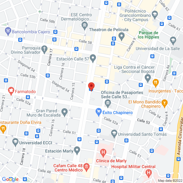 Mapa de Discivil Ltda.