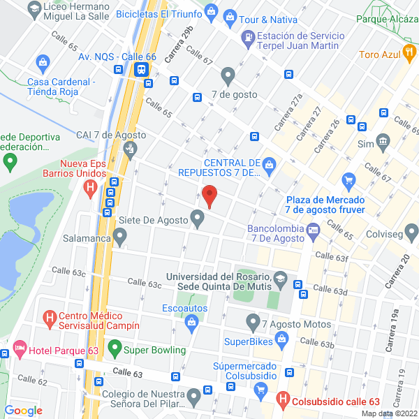 Mapa de Ediciones Versalles Ltda