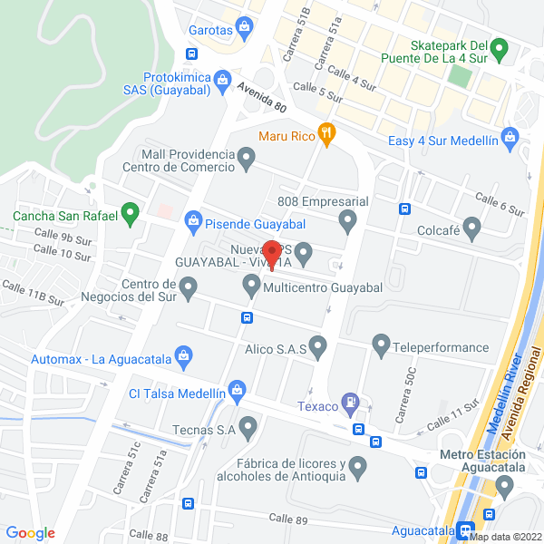 Mapa de Editorial Prensa Libre S.A.