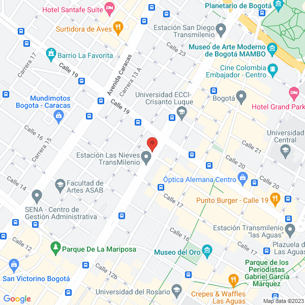 Mapa de Restaurante Asadero El Pollo Sabroso