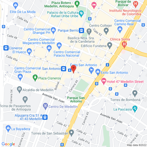 Mapa de Electricos