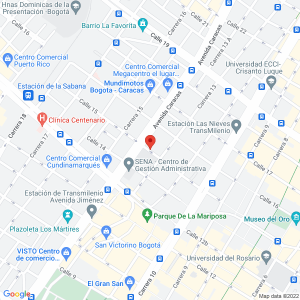Mapa de Electricos Industriales Ltda.