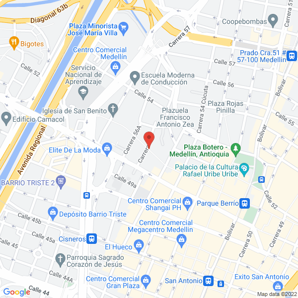 Mapa de Eléctricos M Y M