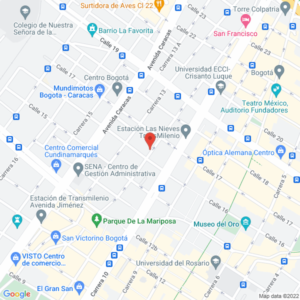 Mapa de Eléctricos Suramérica Ltda.