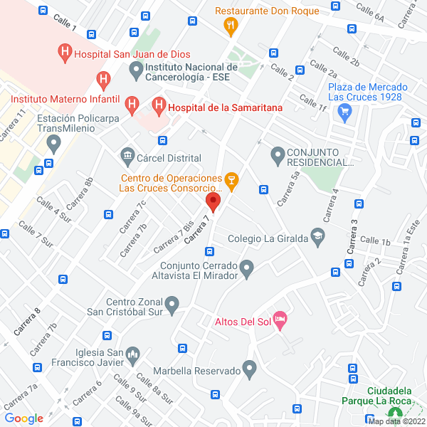 Mapa de Eléctricos Vg Ltda.
