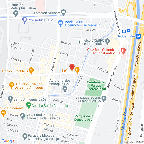 Mapa de Expendio De Carnes Los Leñeros